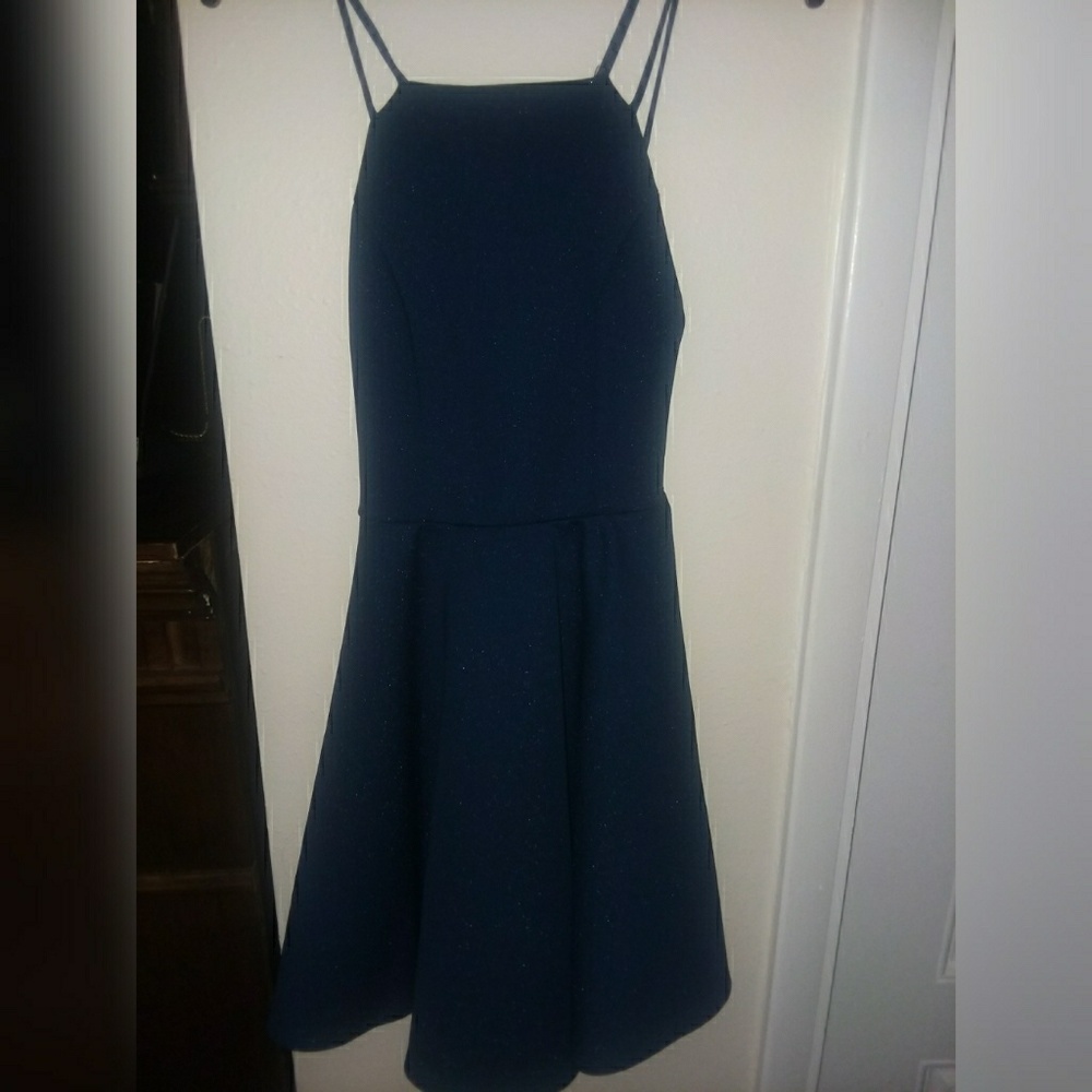 Sparkly Blue Charlotte Russe dress